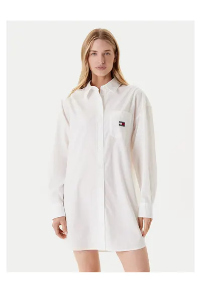 Rochie camasa - alba - femei