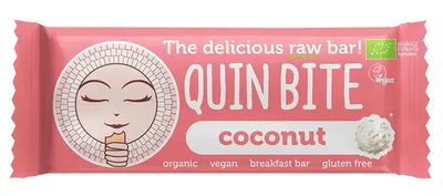 Baton bio raw, cocos, 30 g, Quin Bite