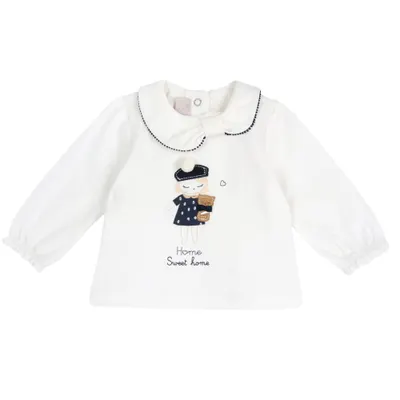 Bluza copii Chicco, Alb, 01957-65MFCO