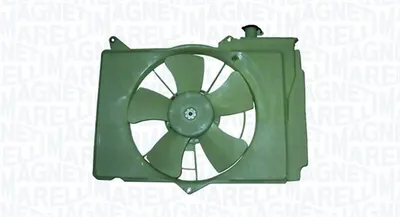 Ventilator radiator (cu carcasa) potrivit TOYOTA YARIS, YARIS VERSO 1.3 1.5 08.99-11.05