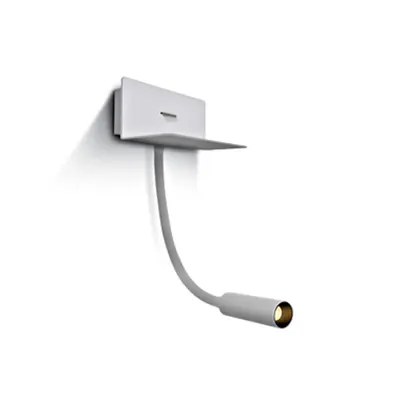 Swan SQ 3W, 150lm, 3000K, 100-240V, IP20, 36°, alb