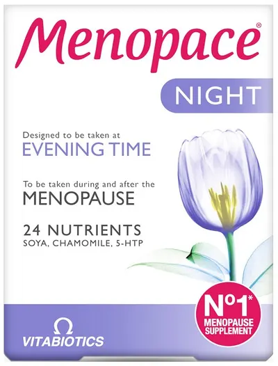 Menopace Night, 30 tablete, Vitabiotics