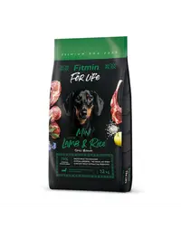 FITMIN dog For Life Lamb &amp; Rice Mini 12 kg aliment caini rasa mica, miel si orez