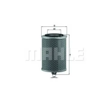 Filtru ulei MAHLE ORIGINAL OX 71D