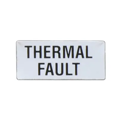 Eticheta cu text pentru LPX AU100 LEGEND HOLDER, THERMAL FAULT