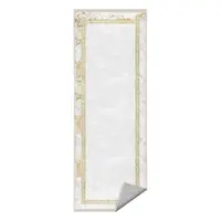 Covor alb-auriu de tip traversă 80x200 cm – Mila Home