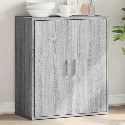 vidaXL Servantă, gri sonoma, 79x38x80 cm, lemn prelucrat