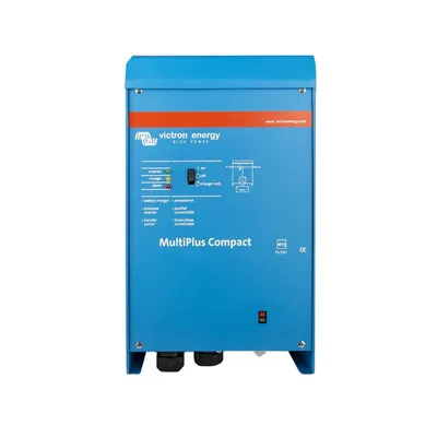 Invertor fotovoltaic Victron Energy MultiPlus Compact CMP121800000, 12 Vdc - 230 Vac, 800 VA, incarcare acumulator 5 A, comutator de transfer 16 A, port VE.Bus
