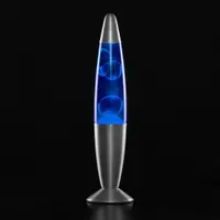 Lampa decorativa lava blue, 30w, inaltime 41 cm, alimentare priza