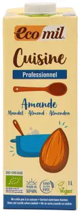 Bio cremă de migdale pentru gătit, 1 l, Ecomil