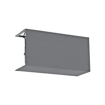 Shade square zu Wall luminaire Pasteri Pro linen grey