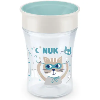 NUK Magic Cup ceasca cu capac 8m+ Green 1 buc