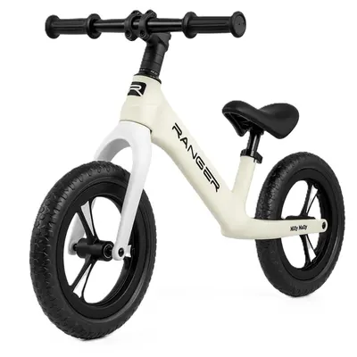 Bicicletă de echilibru Milly Mally - Ranger, alb
