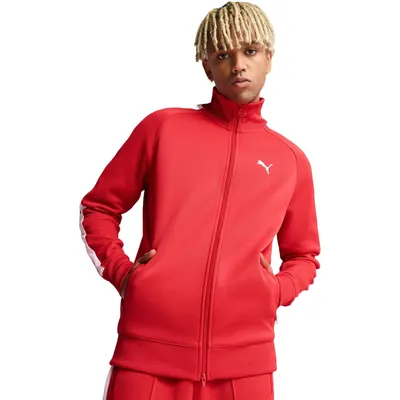 Jacheta barbati Puma T7 Always On Track Jacket, Rosu