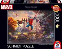 Puzzle Schmidt din 1000 piese - Omul Păianjen și prietenii