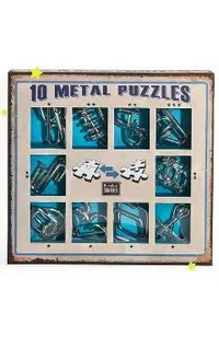 10 metal puzzles: Blue