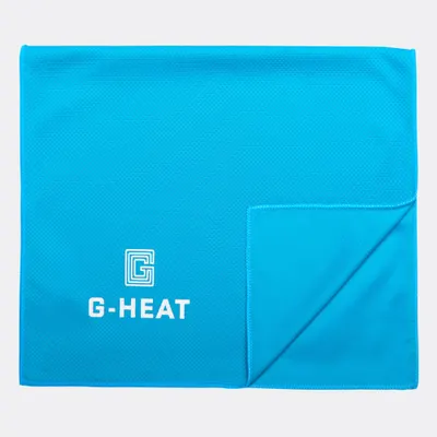 Prosop revigorant din poliester G-heat Fitness Albastru