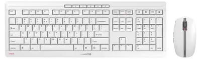 Set tastatură și mouse Cherry - Stream Recharge, wireless, gri