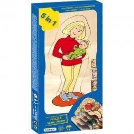 Puzzle stratificat Mama si Copilul