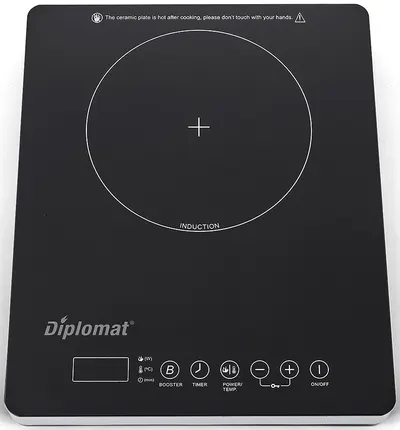 Plită cu inducție Diplomat - DGX2020I, 2000W, negru