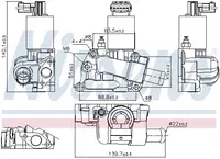 Supapa EGR OPEL CORSA B 1.0 intre 1996-2000