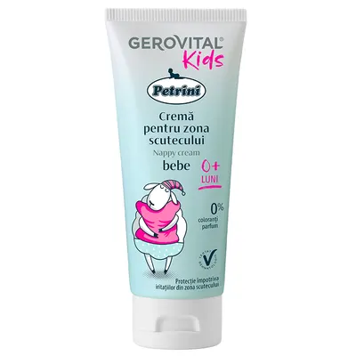 Crema pentru zona scutecului, Gerovital Kids, Farmec | 100 ml