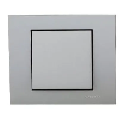 Intrerupator ST Grano Met Ovivo OV00101, 10A, 250V, IP20, argintiu