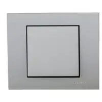 Intrerupator ST Grano Met Ovivo OV00101, 10A, 250V, IP20, argintiu