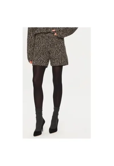 Pantaloni scurti dama - 304550515 - Lana - Gri - Gri