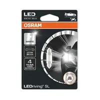 Bec Auxiliar Cu Led 12V (C5W 36Mm) White 6000K Bli 1 Buc Osram