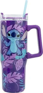 Cană termos cu un paiStor Stitch - 940 ml
