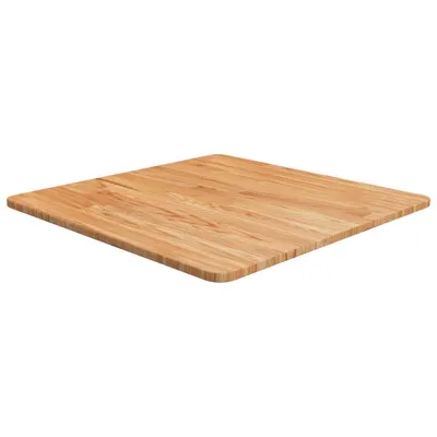vidaXL Blat masă pătrat maro deschis 60x60x1,5 cm lemn stejar tratat