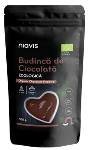 Budinca de ciocolata fara gluten, 100g, Niavis