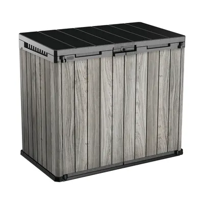 Cutie de depozitare pentru grădină gri din plastic Deco – Keter