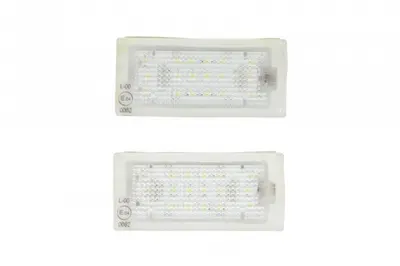 Lumina numar inmatriculare, culoare lumina: alb; set, 12V, cu aprobare circulatie potrivit BMW 3 (E46) 12.98-07.06