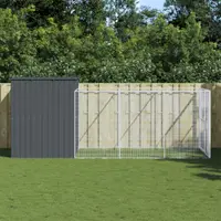Gossi cusca de caine cu tarc antracit 214x457x181 cm otel galvanizat