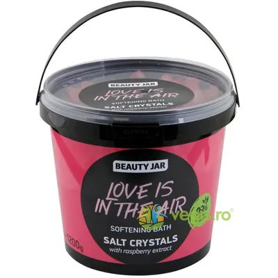 Cristale de Baie pentru Piele Catifelata cu Extract de Zmeura Love is in the Air 1.2kg