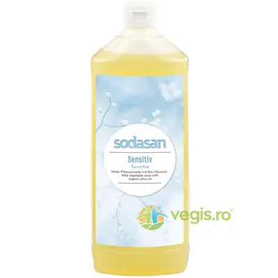Sapun Lichid pentru Ingrijire Naturala Sensitiv Refill Bio 1L