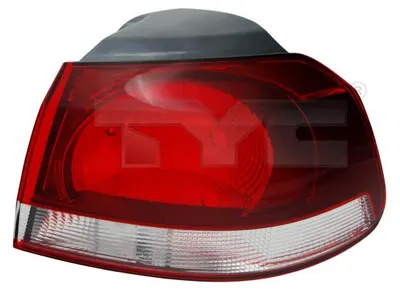 Stop tripla lampa spate dreapta potrivit VW GOLF HATCHBACK 2008-2013 - ( exterior , Semnalizator alb, culoare sticla fumuriu)