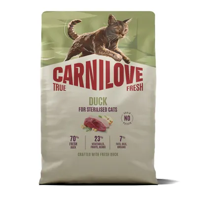 Carnilove True Fresh Cat Dry Duck Sterilised Adult All Breeds 2 kg