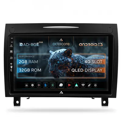 Navigatie Benz SLK (2006-2010), Android, E-Octacore 2GB RAM + 32GB ROM, 9 Inch - AD-BGE9002+AD-BGRKIT406V2