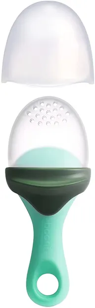 Gumă de mestecat din silicon cu orificii de hranire Boon - Pulp, mint