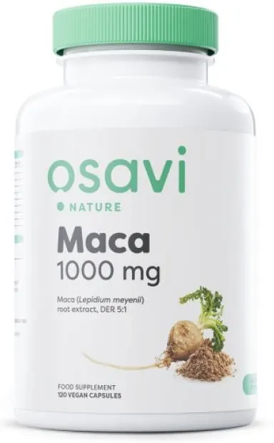 Maca, 1000 mg, 120 capsule, Osavi