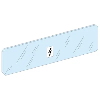 Placa izolatoare, Linergy BS, H 100mm W 470mm, protectie spate a barelor colectoare, pentru tablouri PrismaSeT G W600 / PrismaSeT P W650