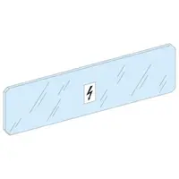 Placa izolatoare, Linergy BS, H 100mm W 470mm, protectie spate a barelor colectoare, pentru tablouri PrismaSeT G W600 / PrismaSeT P W650