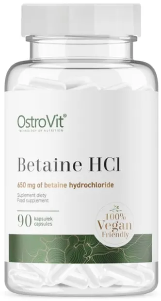 Betaine HCl, 650 mg, 90 capsule, OstroVit