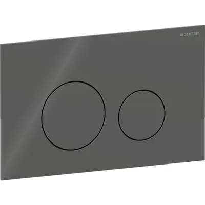 Clapeta actionare dubla rezervor wc ,sticla lucioasa lava, Geberit Sigma40