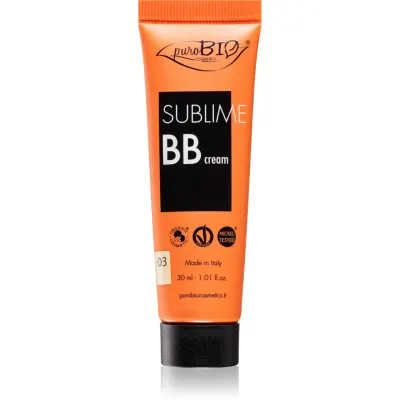 puroBIO Cosmetics Sublime crema hidratanta BB culoare 03 30 ml