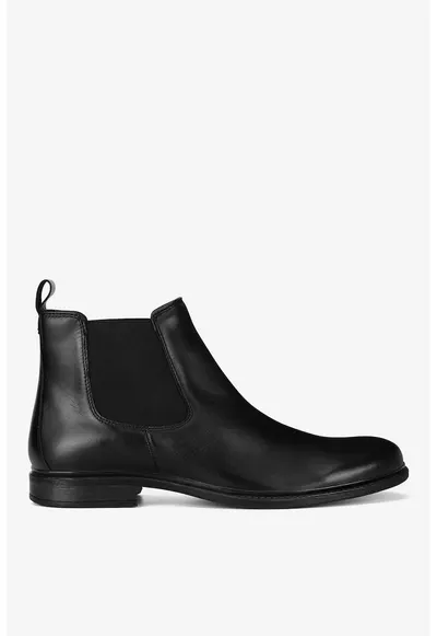 Ghete barbati 5905588877998 - Piele naturala - Negru - Negru
