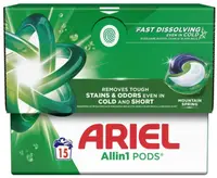 Capsule de rufe Ariel - Mountain Spring, All in One Pods, 15 spălări